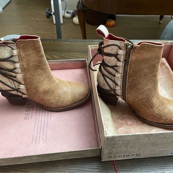 BedStu Cobbler Series Blaire Rustic Genuine Leather Boots New NWT NWB - Bed Stu - Picture 2 of 6